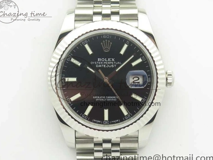 Best AAA Replica Sites Edition 3383 Jubilee Dial REF SS DateJust Bracelet 41 1:1 Black Stick Best A3235 on Markers V 126334 ComfortFit Clone 0118